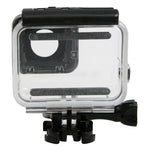 Estojo Protetor Impermeável até 30m para GoPro HERO5 em PC & ABS + Tampa Traseira Tátil com Fecho, Suporte Básico e Parafuso Longo, Tamanho da Tampa Traseira: 7 x 6 cm, Estojo Protetor