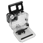 Estojo Protetor Impermeável até 30m para GoPro HERO5 em PC & ABS + Tampa Traseira Tátil com Fecho, Suporte Básico e Parafuso Longo, Tamanho da Tampa Traseira: 7 x 6 cm, Estojo Protetor
