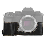 Base de capa meia para câmara em pele PU com rosca 1/4 polegada para FUJIFILM X-S10, Para FUJIFILM X-S10