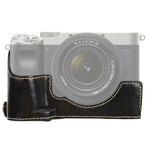 Base de capa meia para câmara em pele PU com rosca 1/4 polegada para Sony ILCE-7C/A7C, Para Sony ILCE-7C/A7C