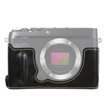 Base de Capa Metade para Câmara em Pele PU com Rosca de 1/4 polegada para FUJIFILM XE4, Para FUJIFILM XE4