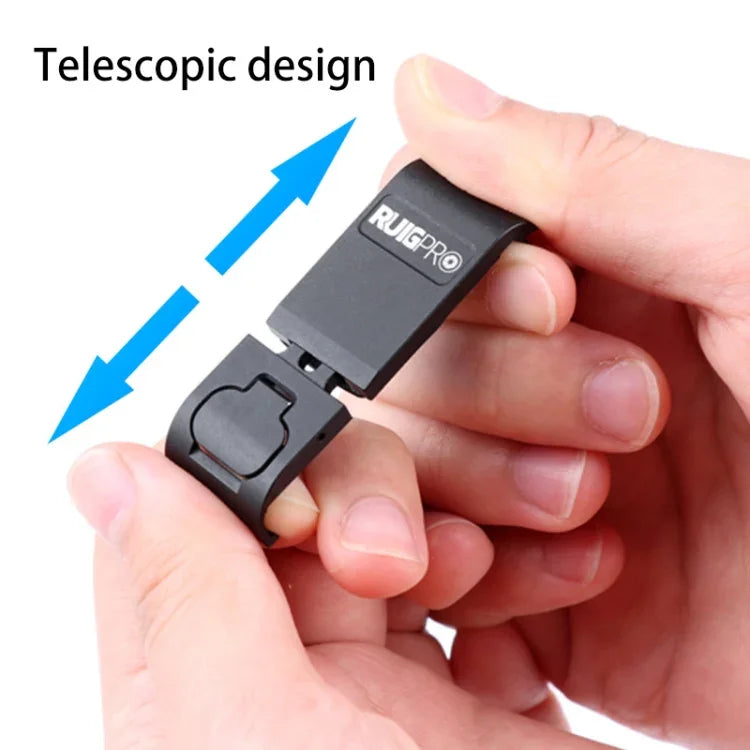 Tampa Lateral de Interface para Bateria em Liga de Alumínio RUIGPRO para GoPro HERO10 Black / HERO9 Black, Tampa Lateral em Liga de Alumínio