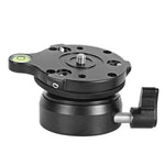 BEXIN DY-60N Tripé Profissional com Rosca de 3/8 polegadas, Base de Cabeça Panorâmica de 360 Graus com Nível de Bolha e Adaptador de Parafuso de 3/8 polegadas, DY-60N 3/8 polegadas