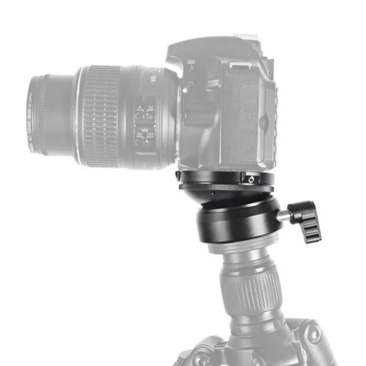 BEXIN DY-60N Tripé Profissional com Rosca de 3/8 polegadas, Base de Cabeça Panorâmica de 360 Graus com Nível de Bolha e Adaptador de Parafuso de 3/8 polegadas, DY-60N 3/8 polegadas