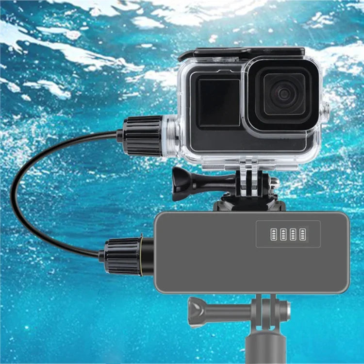 Para GoPro HERO10 Black / HERO9 Black Caixa Impermeável de Carregamento 30m com Fivela Montagem Básica & Parafuso, Para GoPro HERO9 Black / Carregamento
