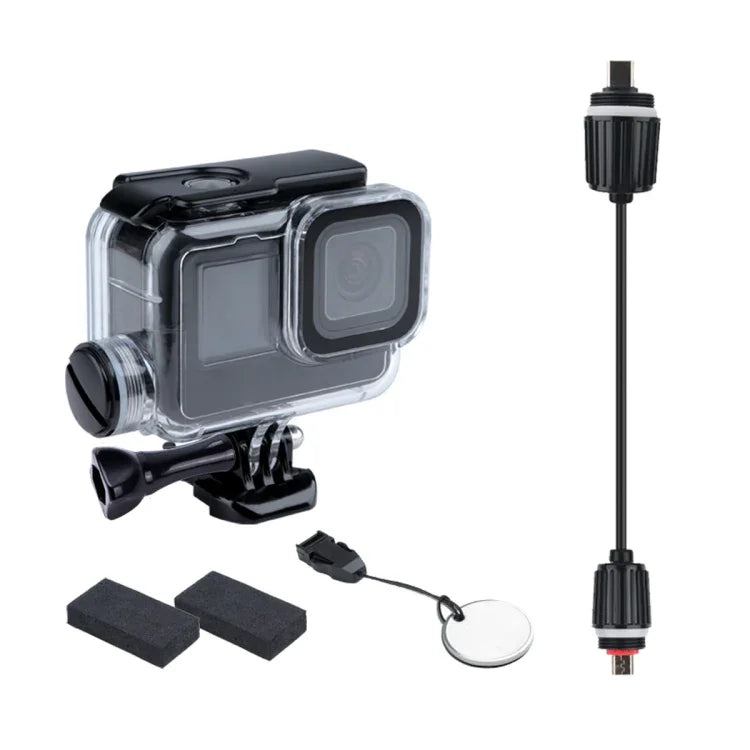 Para GoPro HERO10 Black / HERO9 Black Caixa Impermeável de Carregamento 30m com Fivela Montagem Básica & Parafuso, Para GoPro HERO9 Black / Carregamento