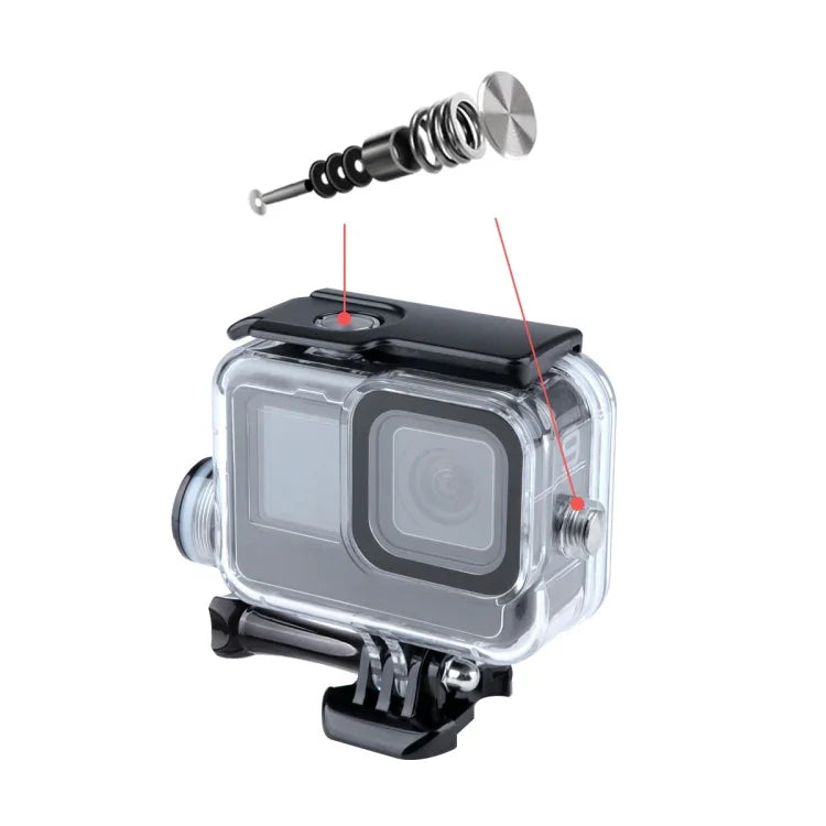 Para GoPro HERO10 Black / HERO9 Black Caixa Impermeável de Carregamento 30m com Fivela Montagem Básica & Parafuso, Para GoPro HERO9 Black / Carregamento