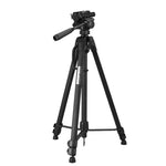 WeiFeng WT-3560 Tripé de Liga de Alumínio com Pernas Dobráveis em 3 Secções para Transmissão em Direto, WT-3560