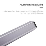 LUXCeO Q508A Bastão LED Fotográfico de 8 Cores Luz de Vídeo Impermeável Luz de Preenchimento LED Portátil com Controlo Remoto, Q508A