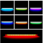 LUXCeO Q508A Bastão LED Fotográfico de 8 Cores Luz de Vídeo Impermeável Luz de Preenchimento LED Portátil com Controlo Remoto, Q508A