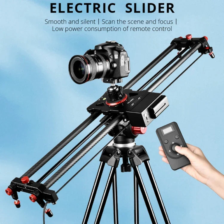 YELANGU L80TC Carril Deslizante Elétrico de 80cm com Controlo Remoto 2.4GHz para Câmaras SLR / Vídeo, L80TC 80cm