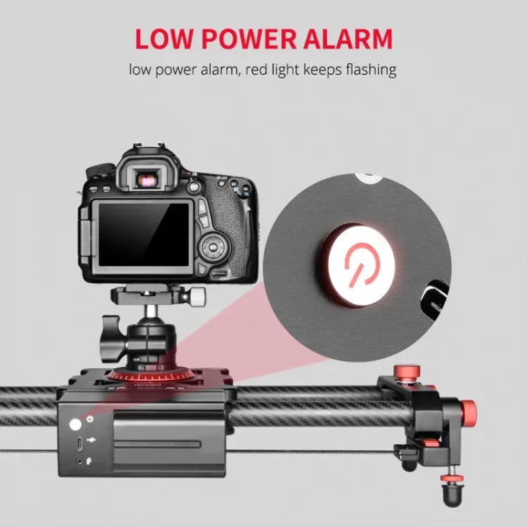 YELANGU L80TC Carril Deslizante Elétrico de 80cm com Controlo Remoto 2.4GHz para Câmaras SLR / Vídeo, L80TC 80cm