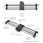 YELANGU L80TC Carril Deslizante Elétrico de 80cm com Controlo Remoto 2.4GHz para Câmaras SLR / Vídeo, L80TC 80cm