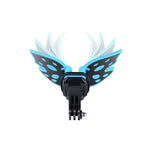 Adaptador de Montagem para Capacete Butterfly com Braço Pivotante 3-Vias & Fivela J-Hook & Parafuso Longo para GoPro, Insta360, DJI e Outras Câmaras de Ação, Montagem Butterfly com Braço Pivotante & Fivela J-Hook