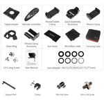 FEELWORLD TP10 Teleprompter Portátil Dobrável de 10 polegadas com Anel Adaptador de Lente e Controlo Remoto para Smartphone / Tablet até 10 polegadas, TP10