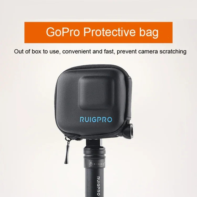 Caixa Protetora de Armazenamento EVA Super Mini RUIGPRO para GoPro Hero11 Black / HERO10 Black / HERO9 Black / HERO8 Black /7 /6 /5, Para GoPro HERO7 /6 /5