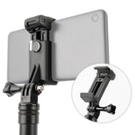 Monopés para Selfie com Suporte para Telemóvel para iPhone, Samsung, HTC, Sony, LG e outros Smartphones, Alcance do Clipe: 6-9cm, Suporte para Telemóvel