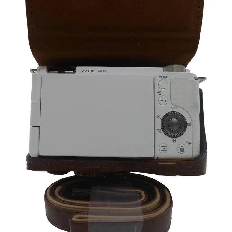 Capa de PU para Câmara Corpo Inteiro para Sony ZV-E10, Para Sony ZV-E10