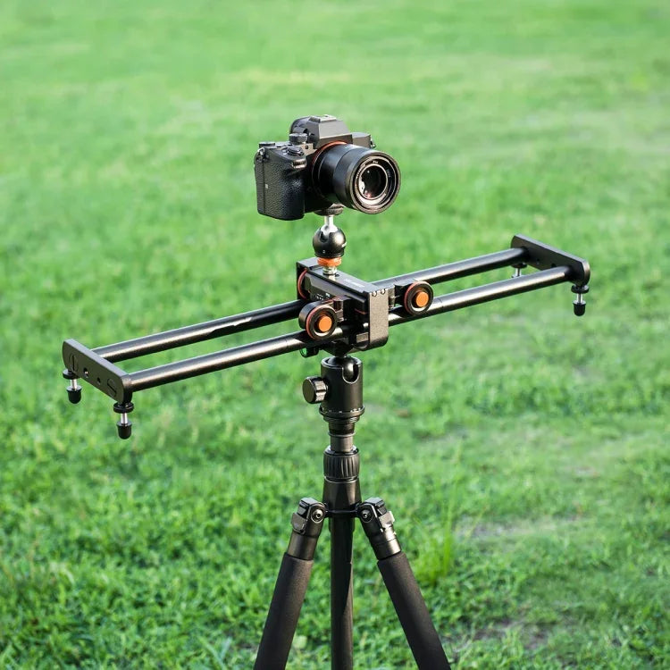 YELANGU L4X-60ET Carril Deslizante de Emenda 60cm + Fecho de Carril com Carrinho e Cabeça de Bola para Câmaras SLR / Câmaras de Vídeo, L4X-60ET 60cm