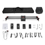 YELANGU L60TC Carril Deslizante Elétrico 60cm com Controlo Remoto 2.4GHz para Câmaras SLR / Câmaras de Vídeo, L60TC 60cm