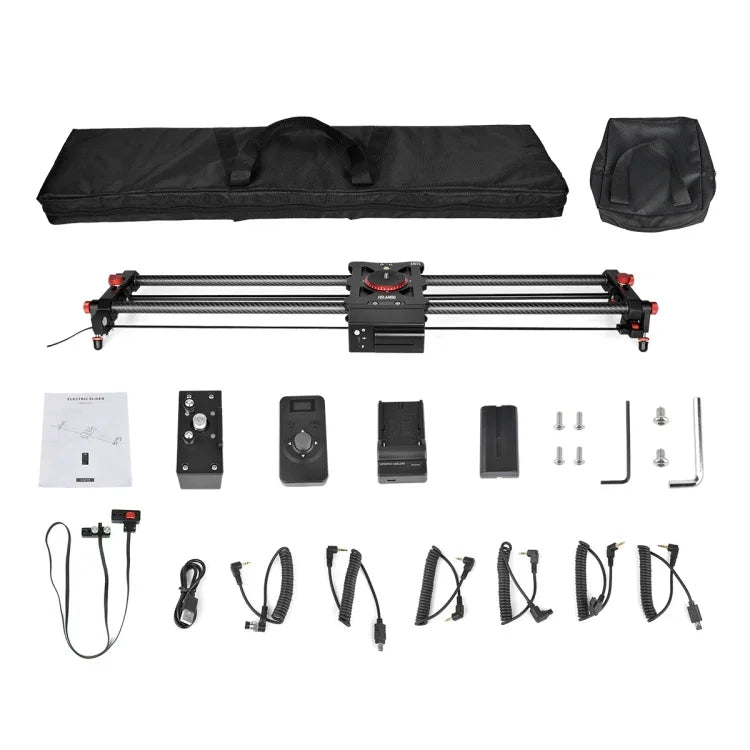 YELANGU L60TC Carril Deslizante Elétrico 60cm com Controlo Remoto 2.4GHz para Câmaras SLR / Câmaras de Vídeo, L60TC 60cm