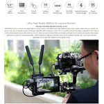 Monitor de Campo para Câmara DSLR FEELWORLD LUT5 Ecrã Tátil Ultra Brilhante 5.5 polegadas 3000nit, LUT5