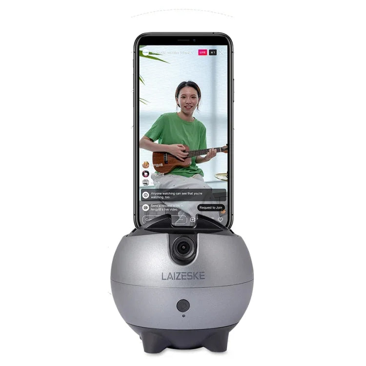 LAIZESKE LA8 Robot Inteligente Cameraman Suporte para Telemóvel com Seguimento Automático 360 Graus, LA8
