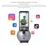 LAIZESKE LA8 Robot Inteligente Cameraman Suporte para Telemóvel com Seguimento Automático 360 Graus, LA8