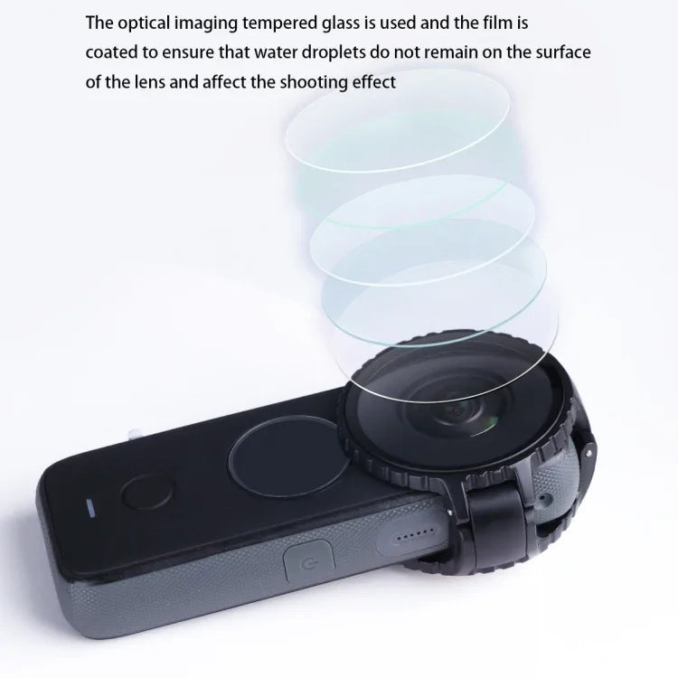 Proteção de Vidro para Lente para Insta360 One X2, Para Insta360 One X2