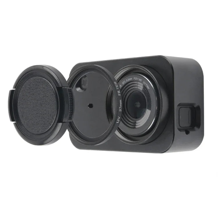 Gaiola Protetora em Liga de Alumínio para Caixa com Filtro de Lente 37mm, Tampa de Lente e Parafuso para Câmara Pequena Xiaomi Mijia
