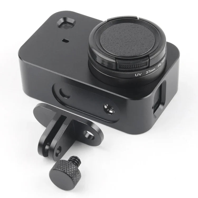 Gaiola Protetora em Liga de Alumínio para Caixa com Filtro de Lente 37mm, Tampa de Lente e Parafuso para Câmara Pequena Xiaomi Mijia
