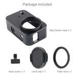 Gaiola Protetora em Liga de Alumínio para Caixa com Filtro de Lente 37mm, Tampa de Lente e Parafuso para Câmara Pequena Xiaomi Mijia