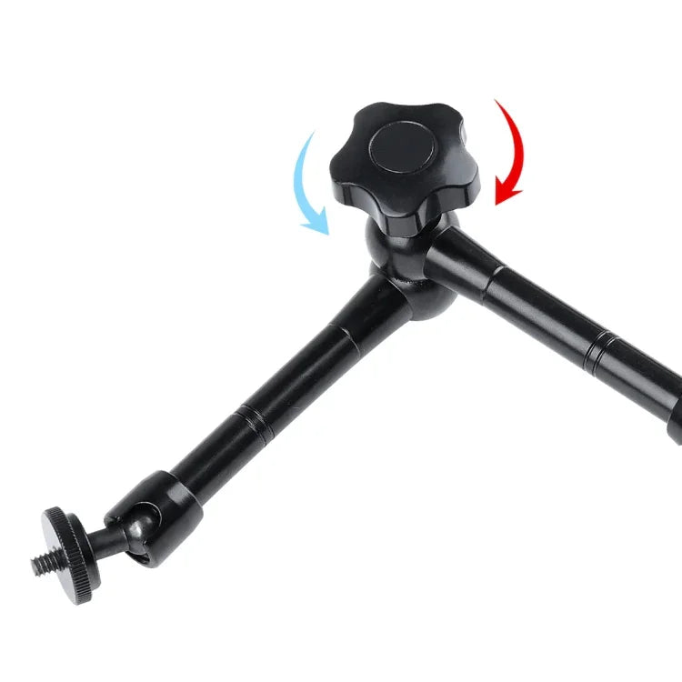 Braço Articulado Mágico Ajustável de 11 polegadas com Presilhas Grandes, Braço Mágico de 11 polegadas + Presilhas