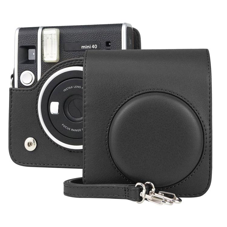 Bolsa de Câmera Retro em Pele PU com Alça para FUJIFILM instax mini 40, Para FUJIFILM instax mini 40