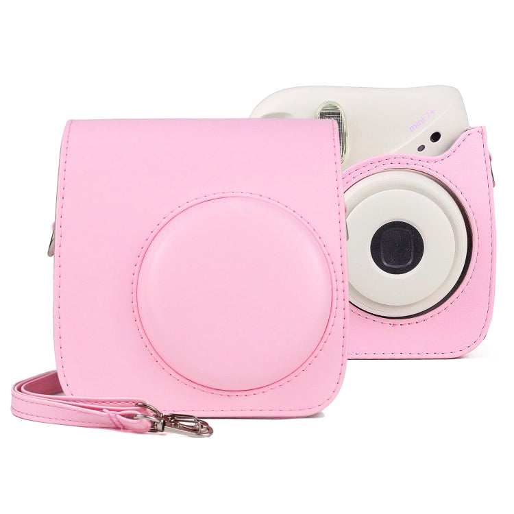 Bolsa de Câmera Retro em Pele PU com Alça para FUJIFILM instax mini 7+, Para FUJIFILM instax mini 7+