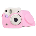 Bolsa de Câmera Retro em Pele PU com Alça para FUJIFILM instax mini 7+, Para FUJIFILM instax mini 7+