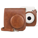 Bolsa de Câmera Retro em Pele PU com Alça para FUJIFILM instax mini 7+, Para FUJIFILM instax mini 7+