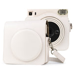 Bolsa de Câmera em Pele PU com Alça para FUJIFILM instax Square SQ1