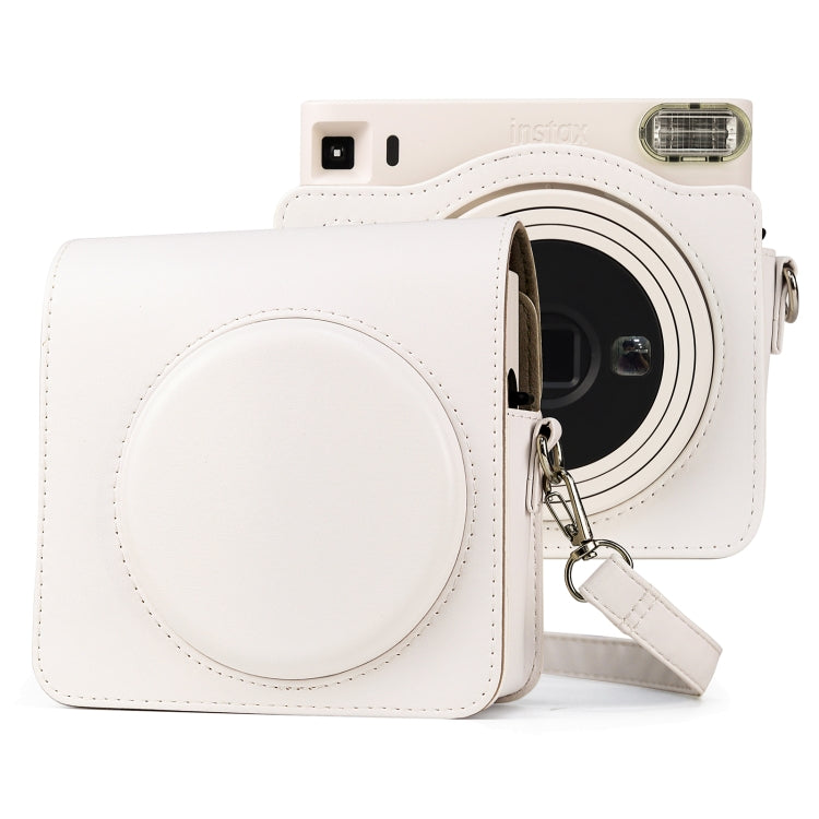 Bolsa de Câmera em Pele PU com Alça para FUJIFILM instax Square SQ1