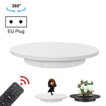 Suporte Giratório Elétrico de 42cm para Exposição, Acessórios para Filmagem, Capacidade: 100kg, Alimentação por Ficha, Ficha UE, 42cm, Ficha UE