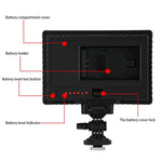 Luz de Vídeo LED de Luz Branca HD-160 para Fotografia com Câmara, Luz de Preenchimento para Canon, Nikon, Câmara DSLR com 3 Placas de Filtro, HD-160