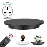 Suporte Giratório Elétrico de 42cm para Exposição, Acessórios para Filmagem, Capacidade: 100kg, Alimentação por Ficha, Ficha UK, 42cm, Ficha UK