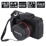 Câmara Digital com Ecrã Flip de 1.3 Megapixels por Interpolação, Lente Intercambiável, Ecrã LCD de 2.4 polegadas, Gravação Full HD 720P, Lente Infravermelha, EIS, Preto, Branco