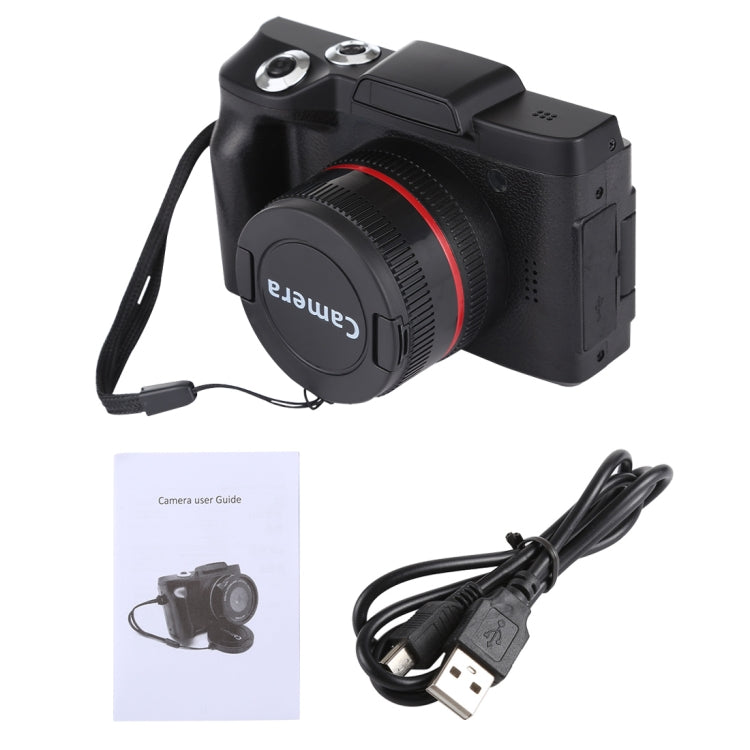 Câmara Digital com Ecrã Flip de 1.3 Megapixels por Interpolação, Lente Intercambiável, Ecrã LCD de 2.4 polegadas, Gravação Full HD 720P, Lente Infravermelha, EIS, Preto, Branco