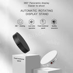 Suporte de Exposição Rotativo Elétrico de 22cm para Vídeo, Carga: 50kg, Ficha AU, 22cm, Ficha AU