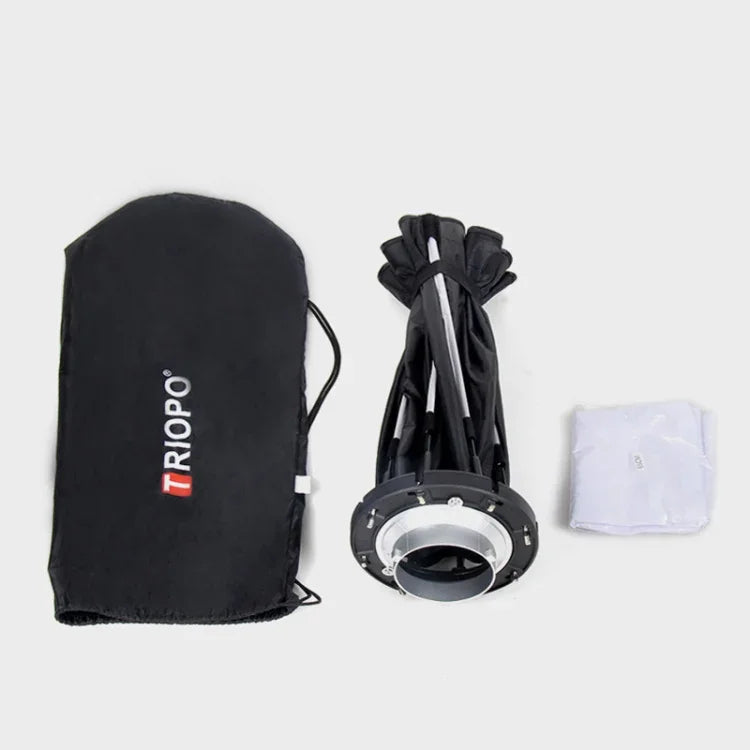 Softbox Octagonal Parabólico Speedlite TRIOPO K2-55 55cm com Montagem Bowens, K2-55