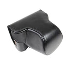 Bolsa de Corpo Inteiro para Câmara em Pele PU com Correia para FUJIFILM X-A7 / X-A20 (Lente 15-55mm), Para FUJI X-A7
