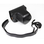 Bolsa de Corpo Inteiro para Câmara em Pele PU com Correia para FUJIFILM X-A7 / X-A20 (Lente 15-55mm), Para FUJI X-A7