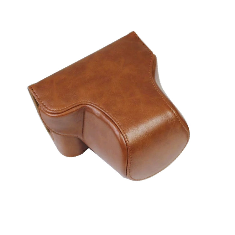 Bolsa de Corpo Inteiro para Câmara em Pele PU com Correia para FUJIFILM X-A7 / X-A20 (Lente 15-55mm), Para FUJI X-A7