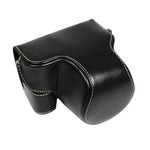 Estojo de Couro PU para Câmara de Corpo Inteiro para Sony LCE-7C / Alpha 7C / A7C 28-60mm / Lente 40.5mm, Para Sony A7C